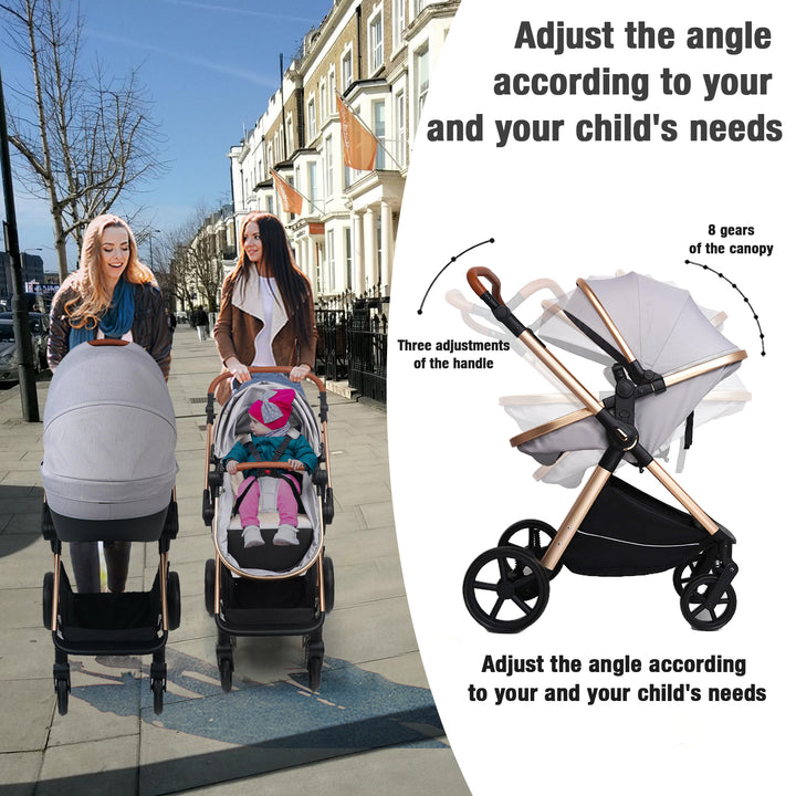 Carrycot 3-in-1 Baby Stroller