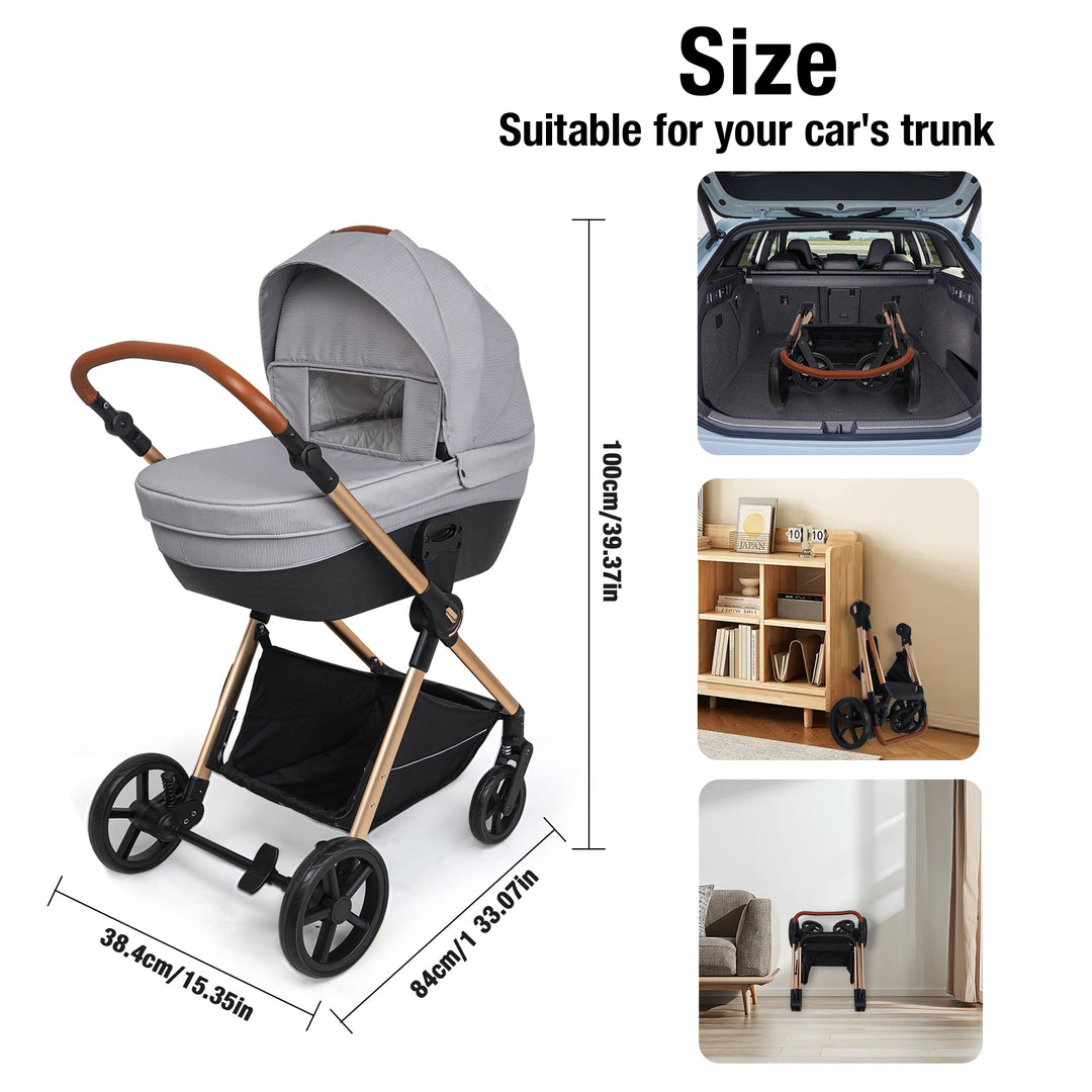 Carrycot 3-in-1 Baby Stroller