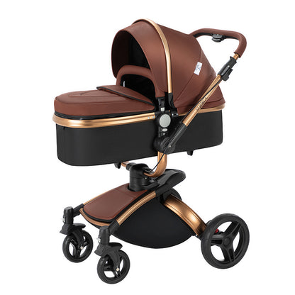 MagicZC® 3 in 1 Luxury Baby Strollers Travel Pram Multifunctional