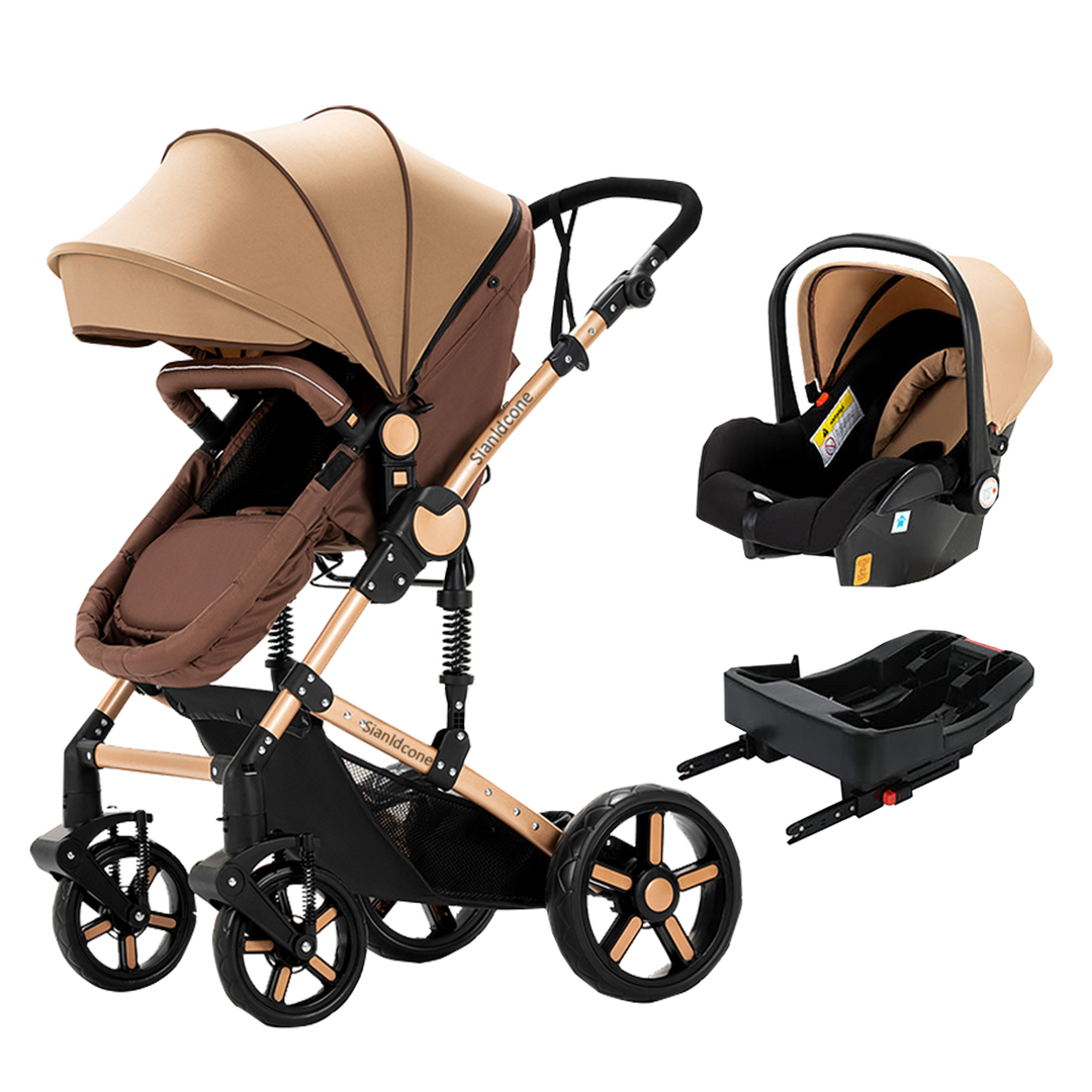 3 in 1 Newborn Stroller car Seat Combo