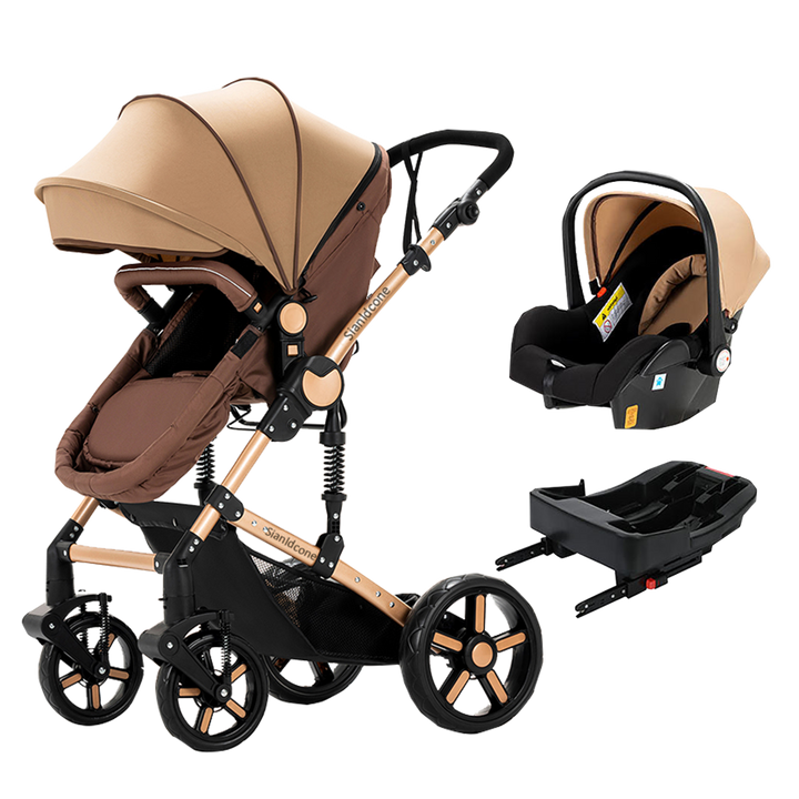 3 in 1 Newborn Stroller car Seat Combo