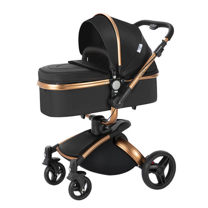 MagicZC® 3 in 1 Luxury Baby Strollers Travel Pram Multifunctional