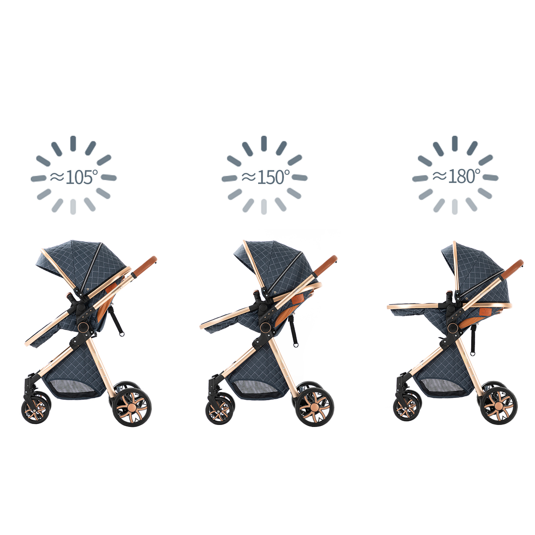 3 IN 1 Adjustable Stroller Car Seat Combo