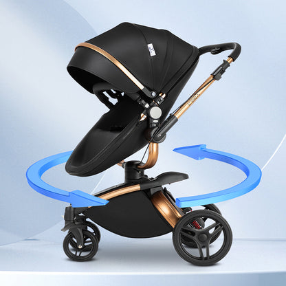 MagicZC® 3 in 1 Luxury Baby Strollers Travel Pram Multifunctional