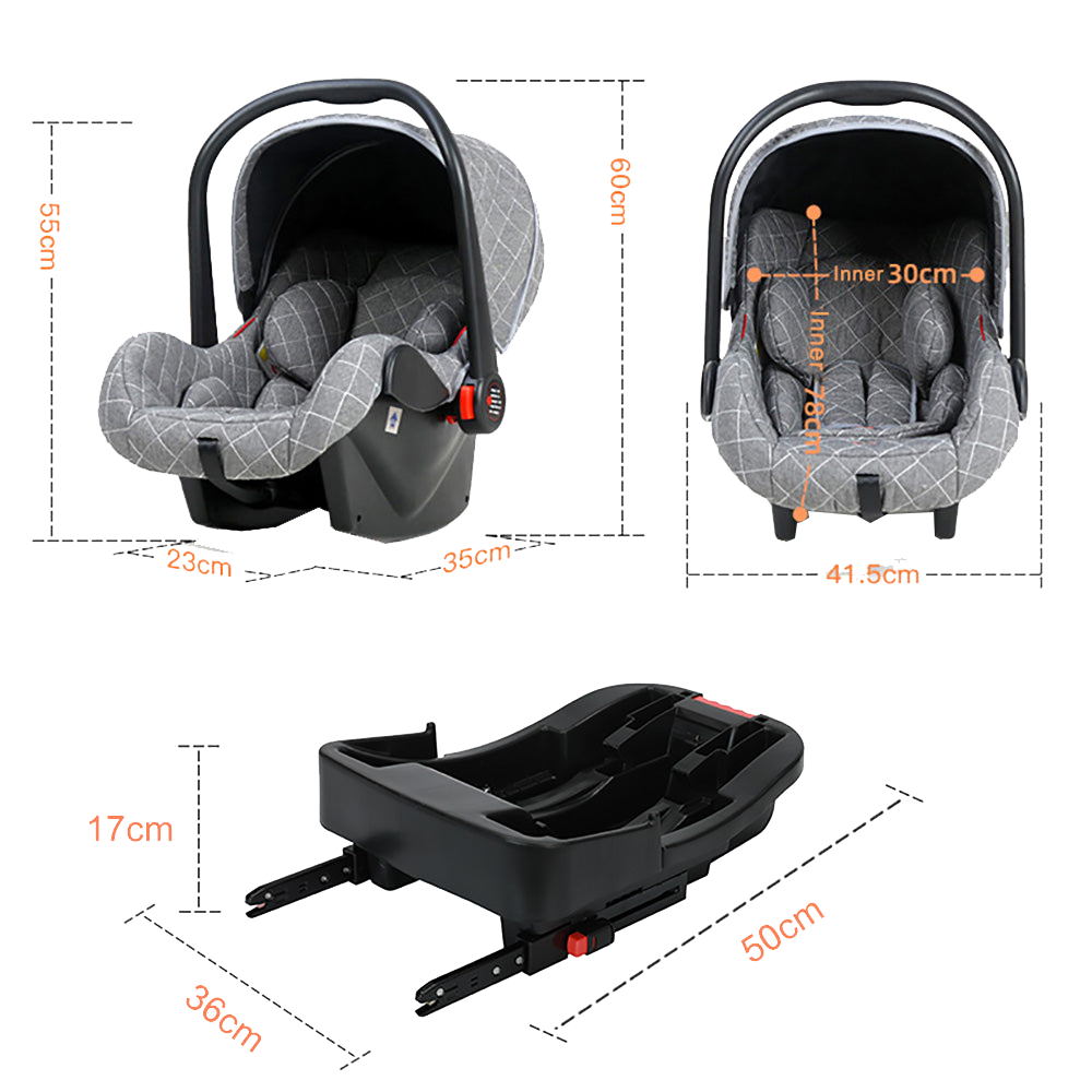 3 in 1 Newborn Stroller car Seat Combo