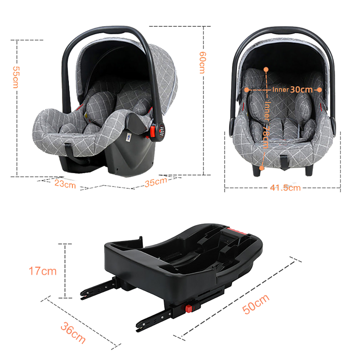 3 in 1 Newborn Stroller car Seat Combo