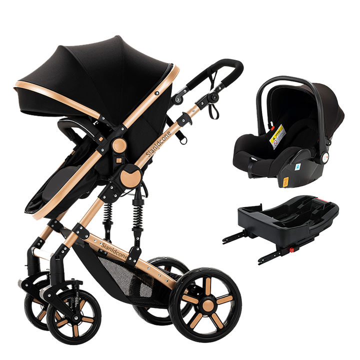 3 in 1 Newborn Stroller car Seat Combo