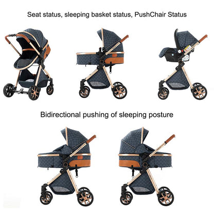 Infant Stroller with seat status, sleeping basket status