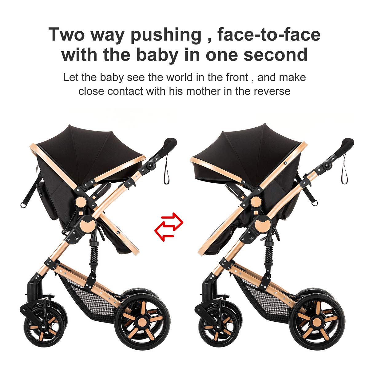 3 in 1 Newborn Stroller car Seat Combo – Magic ZC