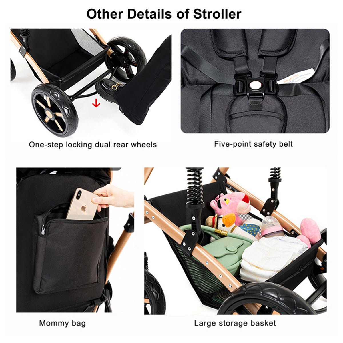 2 in 1 Newborn Baby Stroller – Magic ZC