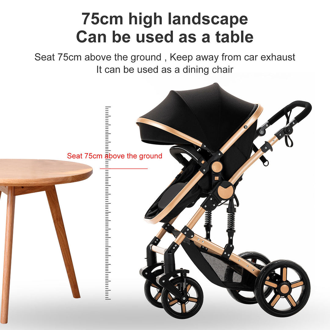 2 in 1 Newborn Baby Stroller