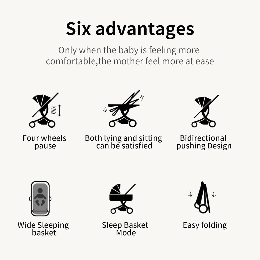 3 in 1 baby stroller Magic ZC V9 blackgold