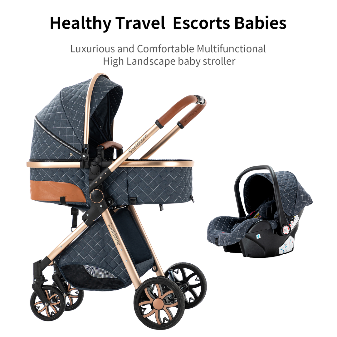 3 IN 1 Adjustable Stroller Car Seat Combo