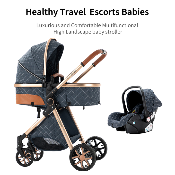 3 IN 1 Adjustable Stroller Car Seat Combo