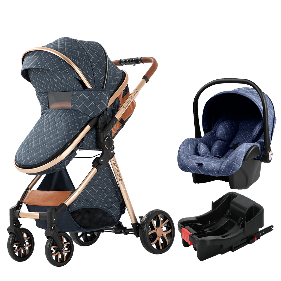 3 IN 1 Adjustable Stroller Car Seat Combo