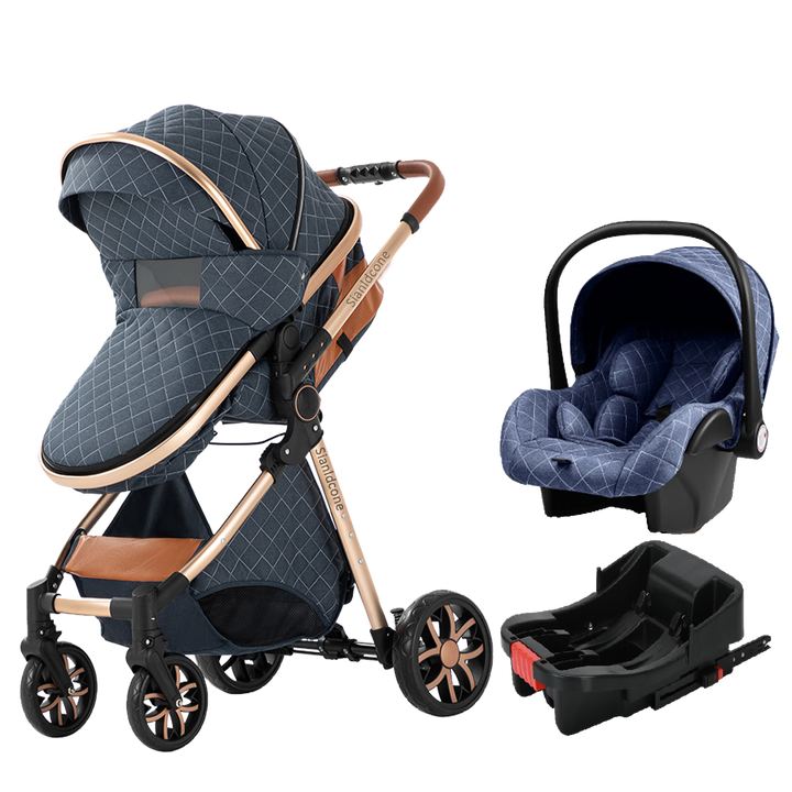 3 IN 1 Adjustable Stroller Car Seat Combo