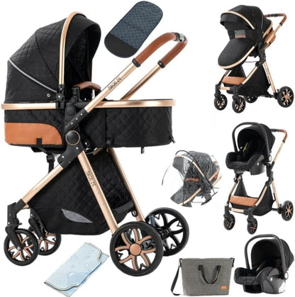 MagicZC® 3 In 1 Baby Stroller for Newborn