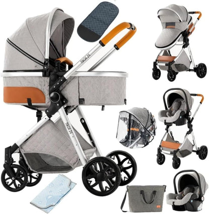 MagicZC® 3 In 1 Baby Stroller for Newborn