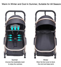 Travel System Baby Stroller is cool in summer and warm in winter