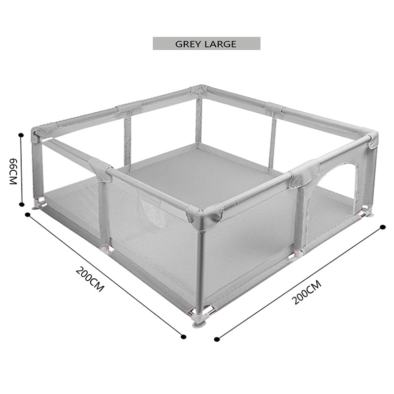 Large Playpen for Toddlers（Grey）