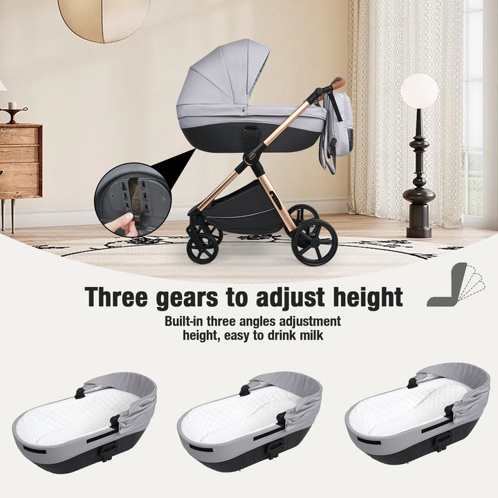 Carrycot 3-in-1 Baby Stroller