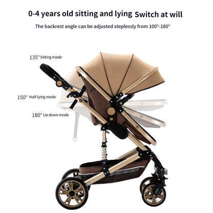 Travel System Baby Stroller for 0-4 years