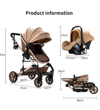 Travel System Baby Stroller and Infant Car Seat size