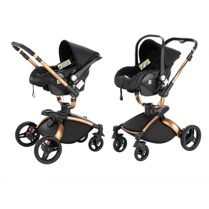 MagicZC® 3 in 1 Luxury Baby Strollers Travel Pram Multifunctional