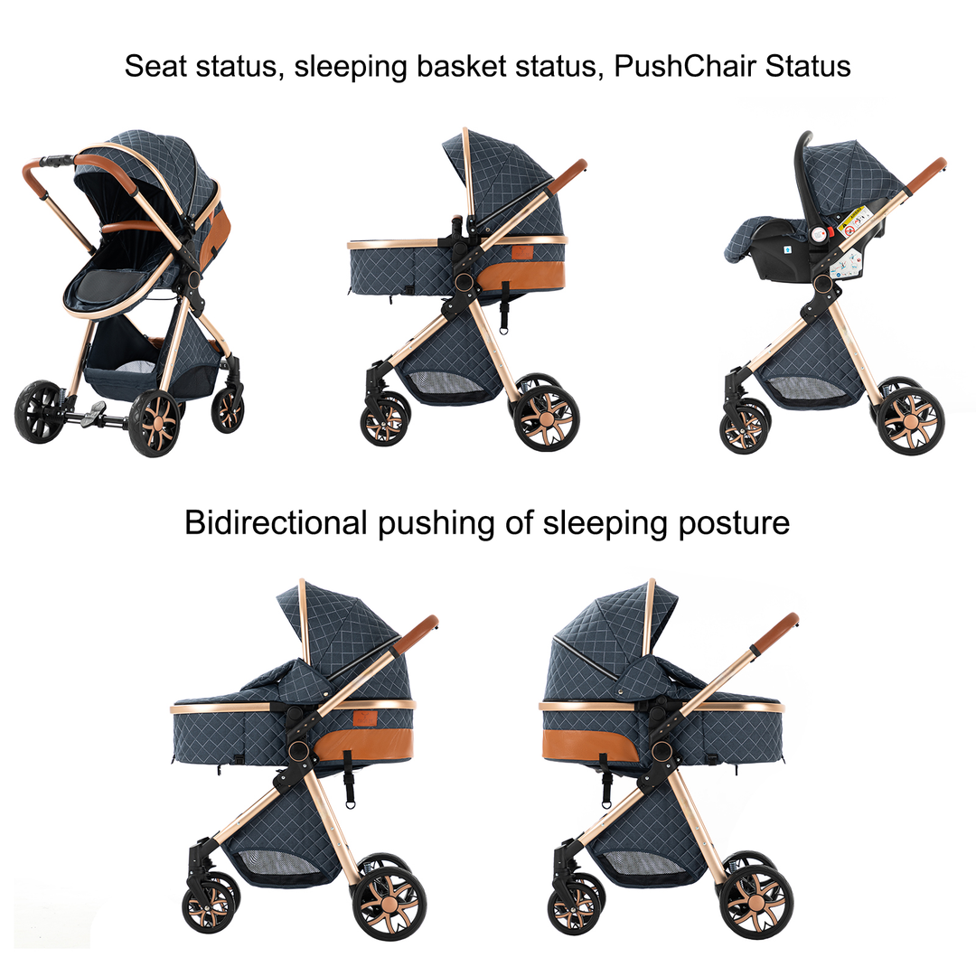 3 in 1 Adjustable Baby Strollers
