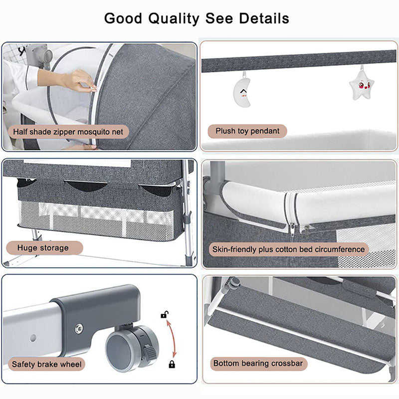 Electric Baby Cradle Bassinet details