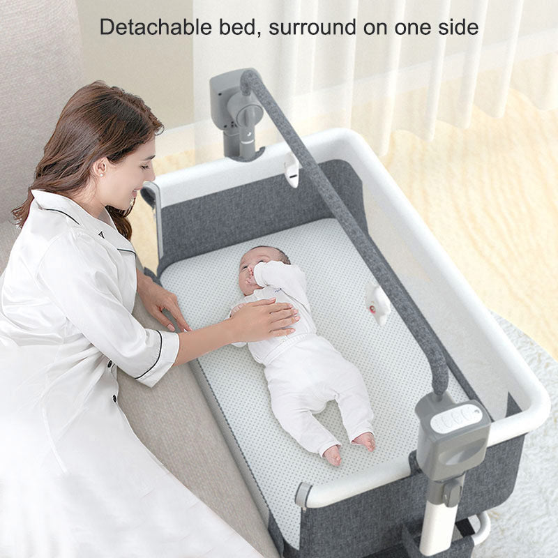  Automatic Swing Bedside Baby Crib