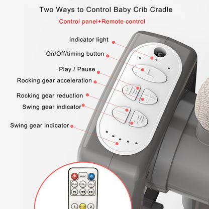 Electric Baby Cradle with remote control