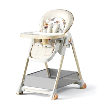 Portable Travel folding Infant High Chair White