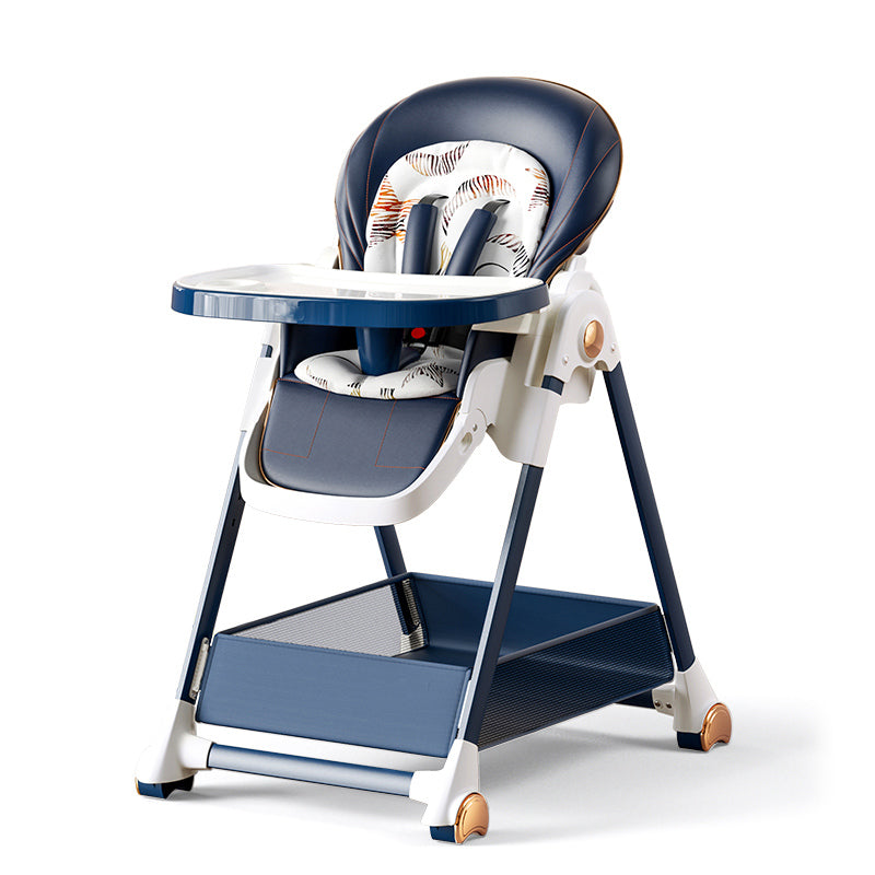 Portable Travel folding Infant High Chair Blue