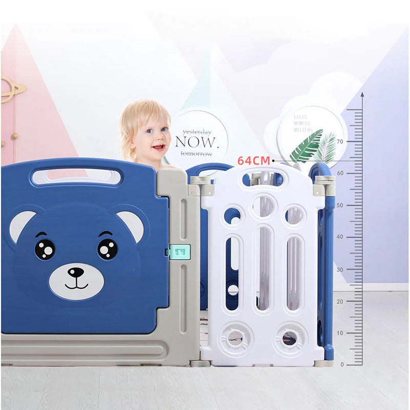 MagicZC® Foldable Baby Playpen with Mat