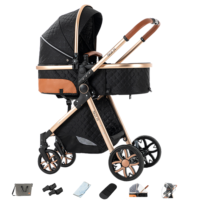 Full Size Stroller Blackgold