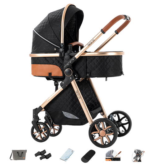 Full Size Stroller Blackgold