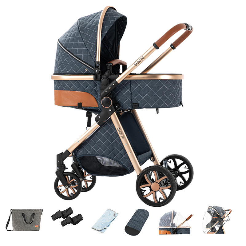 Full Size Stroller Blue