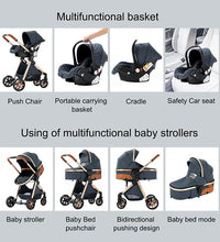 Baby Stroller for Toddler Foldable Pushchair with Car Seat Portable Travel Stroller