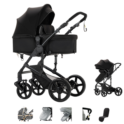 Newborn Stroller Black