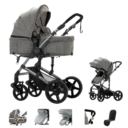 Newborn Stroller Grey