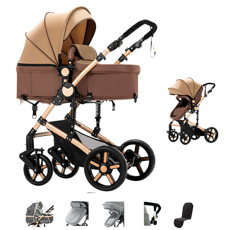 Newborn Stroller Khaki