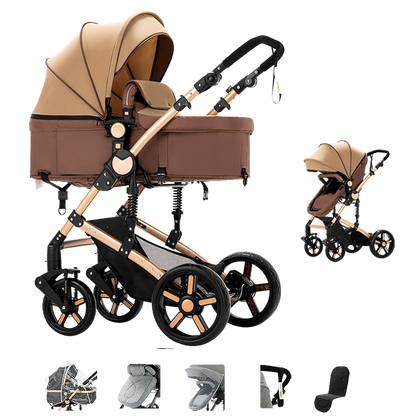 Newborn Stroller Khaki