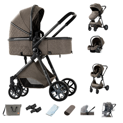 Newborn Stroller and Car Seat Chocolate