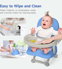 Baby Dining Chair Mini Portable Children's Dining Chair Compact Fold Travel Booster Seat