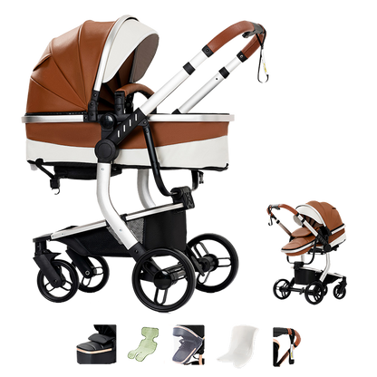 R518 Newborn Stroller Khaiki