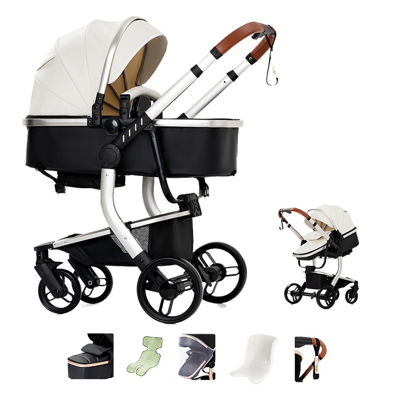 R518 Newborn Stroller White