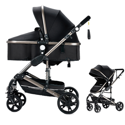 R739 Newborn Stroller Black