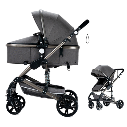 R739 Newborn Stroller Grey