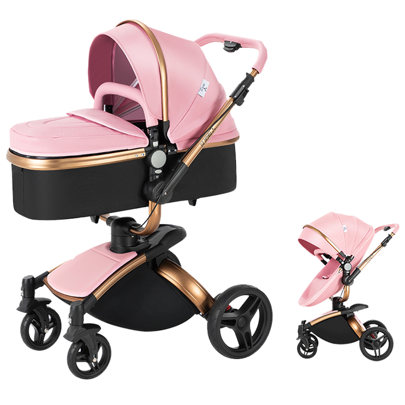 R906 Newborn Stroller Pink